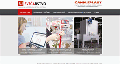 Desktop Screenshot of candleplast.com